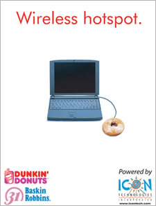 Dunkin' Donuts WiFi Poster